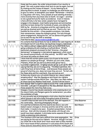 Microsoft Word - Scotland2005_KKK_exhibit_Comments.doc